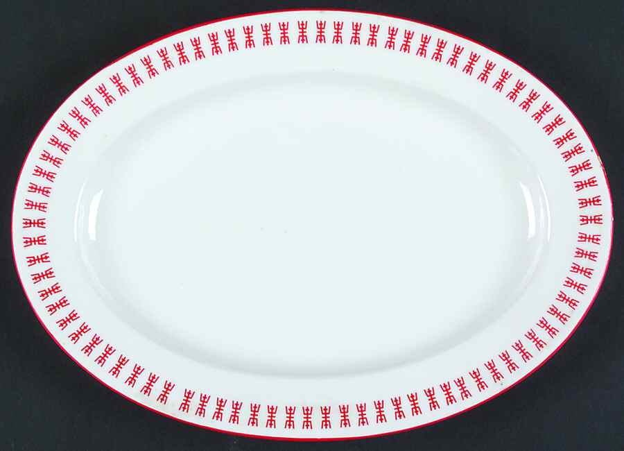 RLT4 12" Oval Serving Platter by Royal Tatung-1