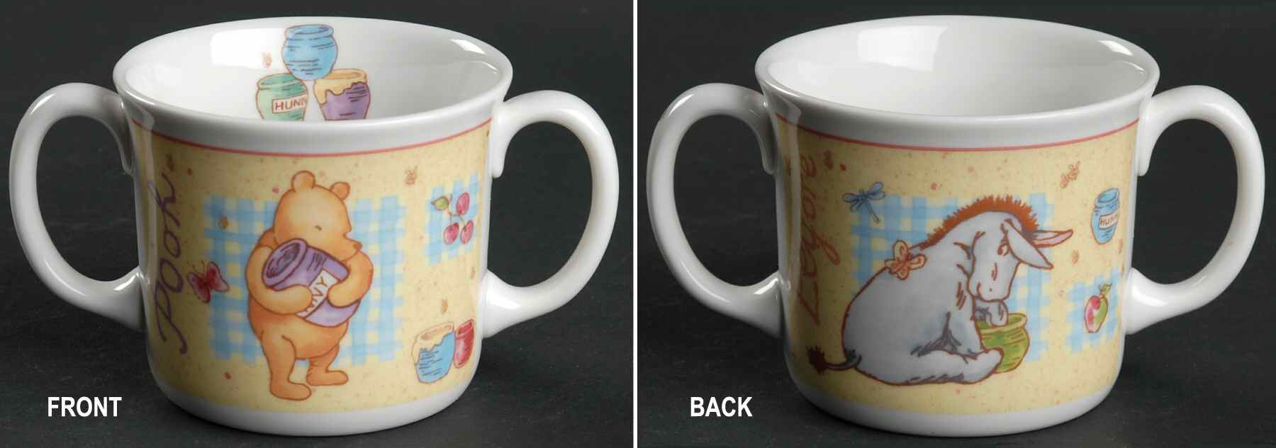 Winnie the Pooh Collection (Disney, Porcelain) 2 Handle Baby Mug by Royal Doulton-1