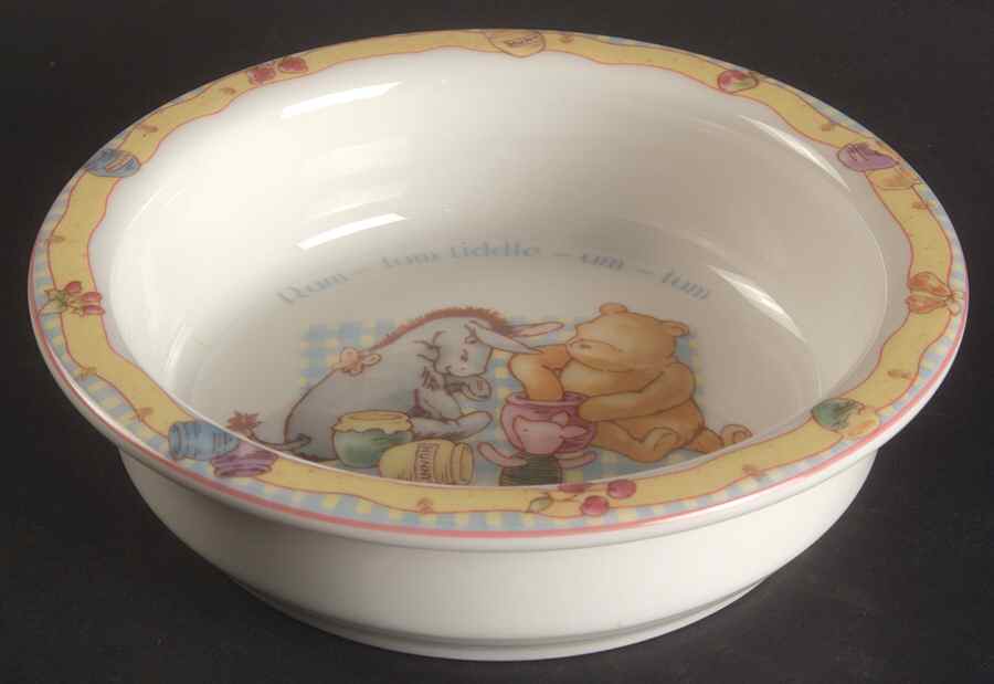 Winnie the Pooh Collection (Disney, Porcelain) Baby Plate by Royal Doulton-1