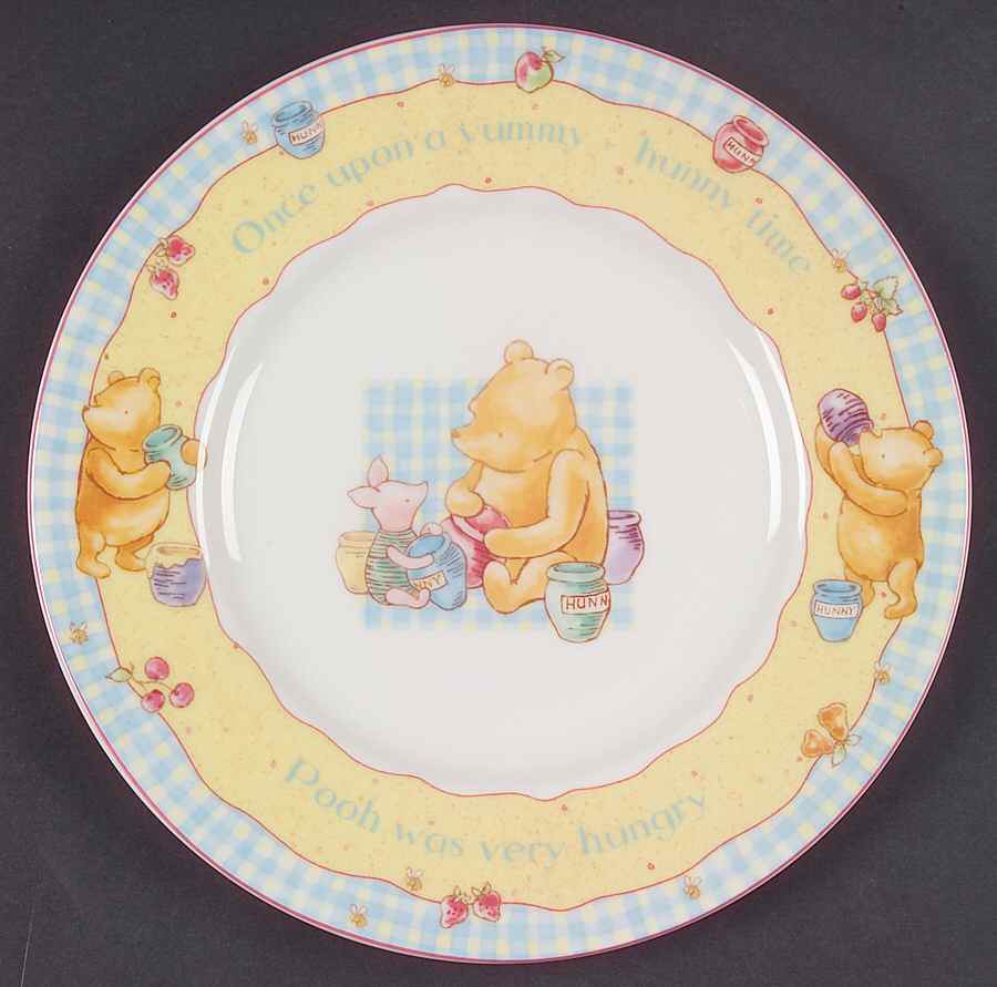 Winnie the Pooh Collection (Disney, Porcelain) Child's Plate by Royal Doulton-1