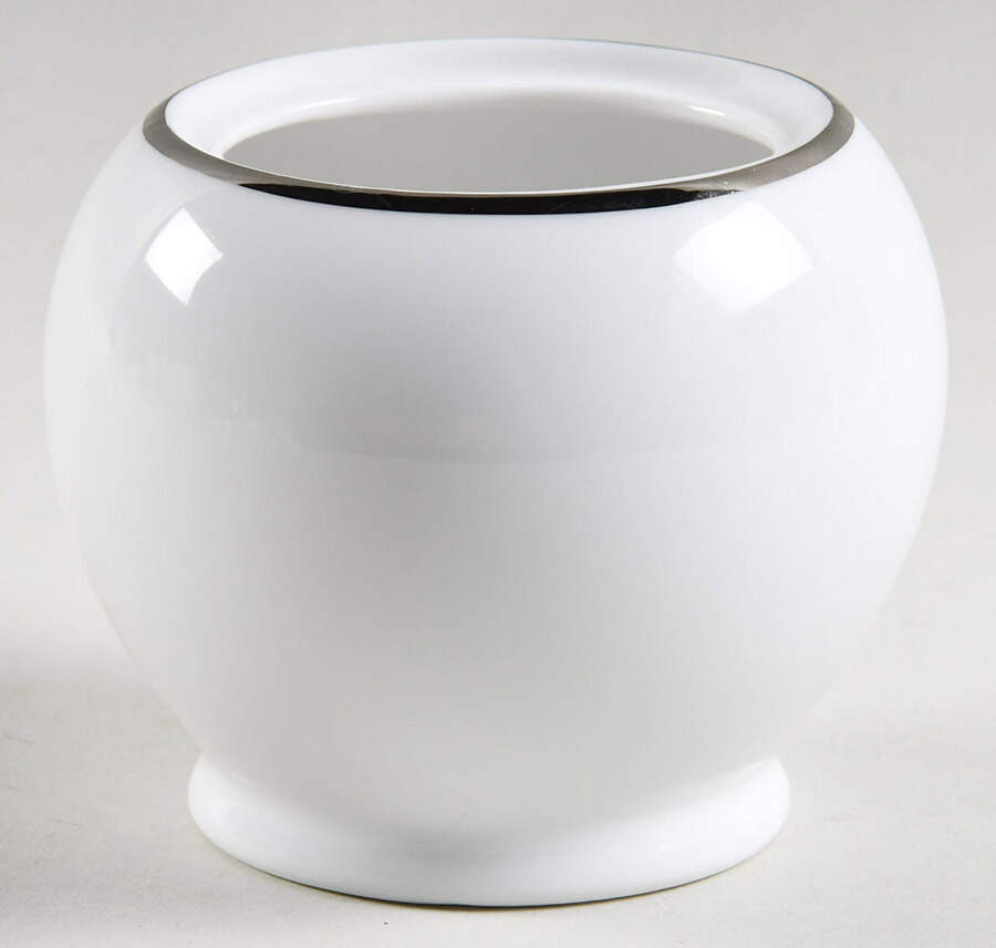 Simply Platinum Sugar Bowl No Lid by Royal Doulton-1
