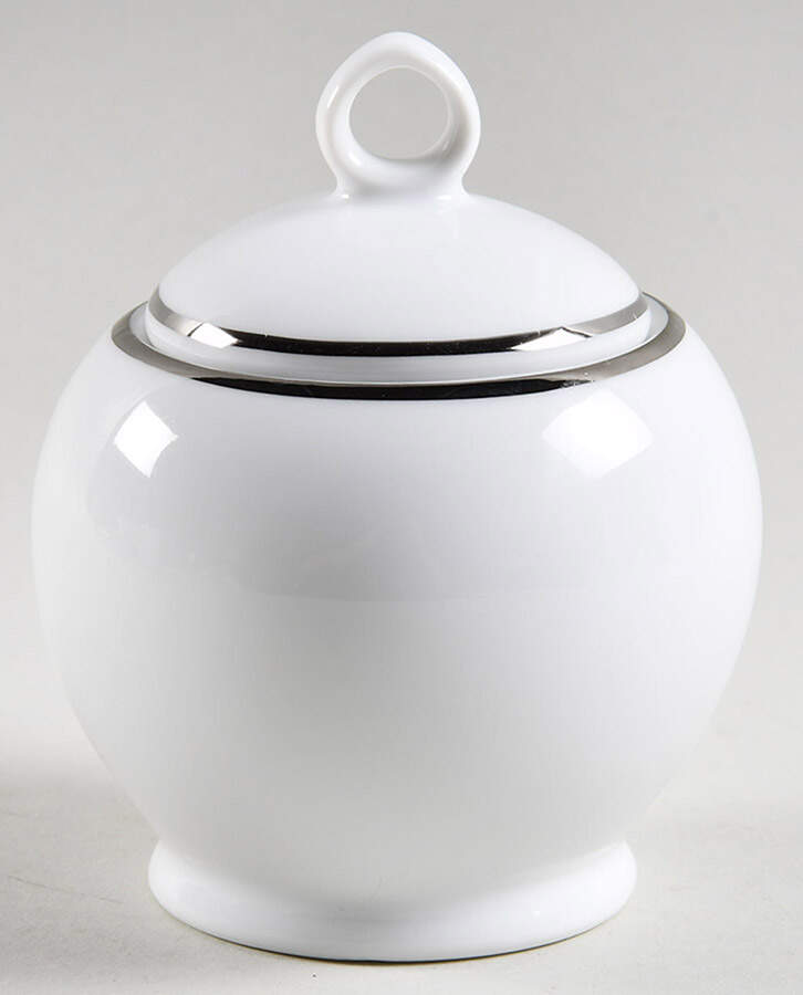 Simply Platinum Sugar Bowl & Lid by Royal Doulton-1