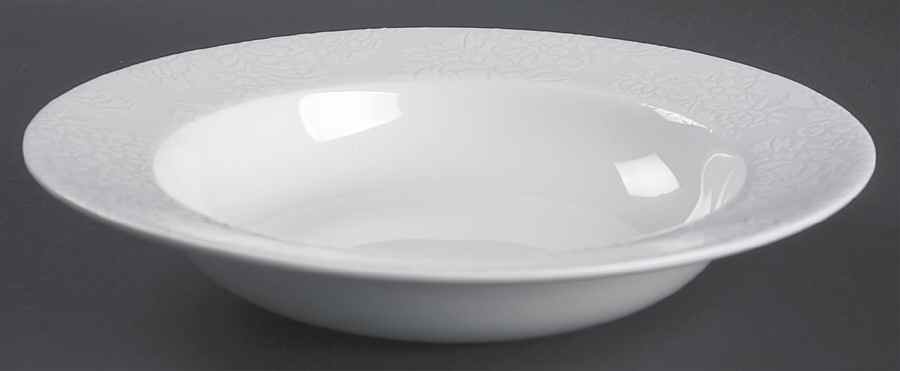 Serenity (Embossed Tapestry) Large Rim Soup Bowl by Royal Doulton-1