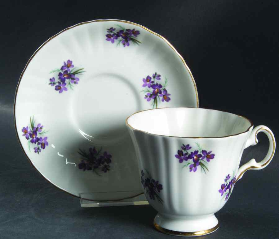 1721 Footed Cup & Saucer Set by Royal Grafton-1