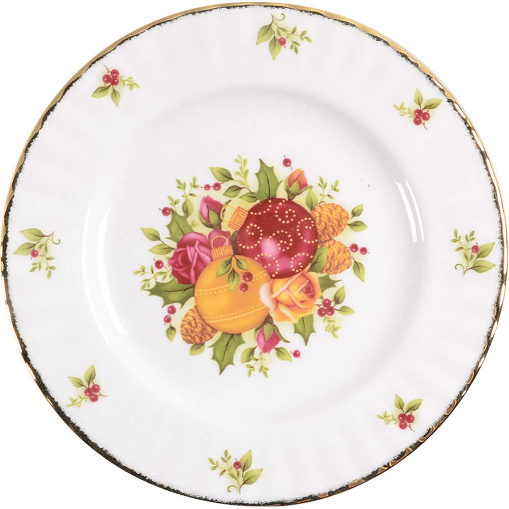 Old Country Roses Holiday (2006) Salad Plate by Royal Albert-1