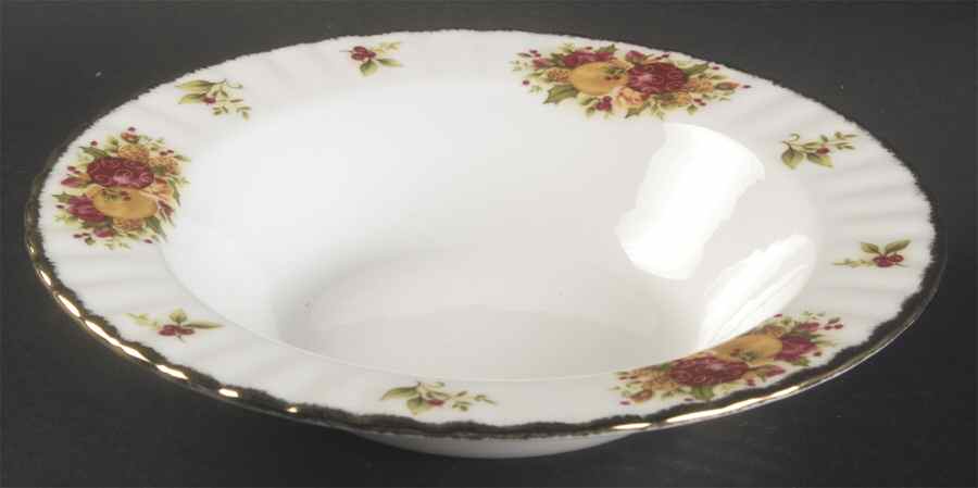 Old Country Roses Holiday (2006) Rim Soup Bowl by Royal Albert-1
