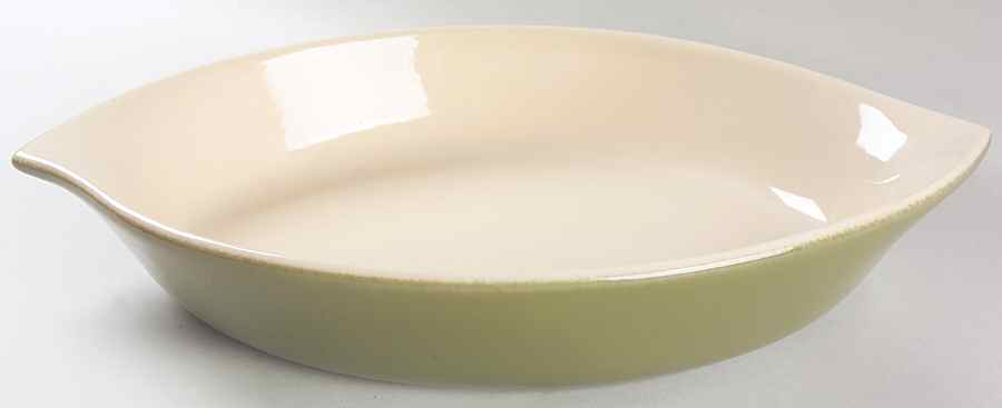 Bay Leaves Dark Green 13" Oval Baker by Royal Doulton-1