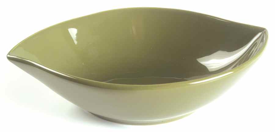 Bay Leaves Dark Green 11" Oval Vegetable Bowl by Royal Doulton-1