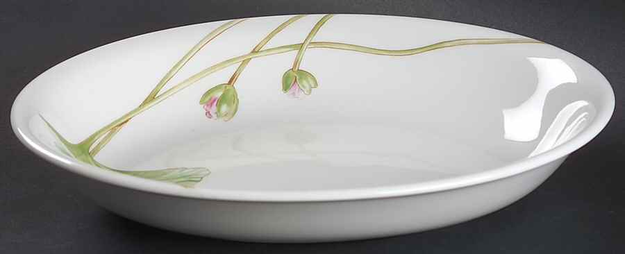 Water Lily 10" Oval Vegetable Bowl by Royal Doulton-1