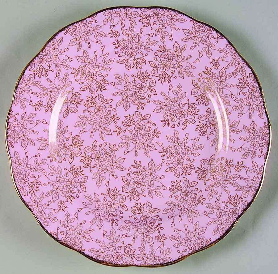 Archive Rose Dessert/Pie Plate by Royal Albert-1
