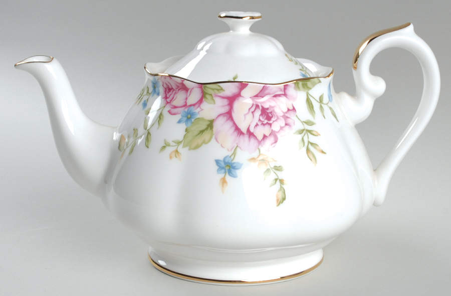 English Rose Teapot & Lid by Royal Albert-1