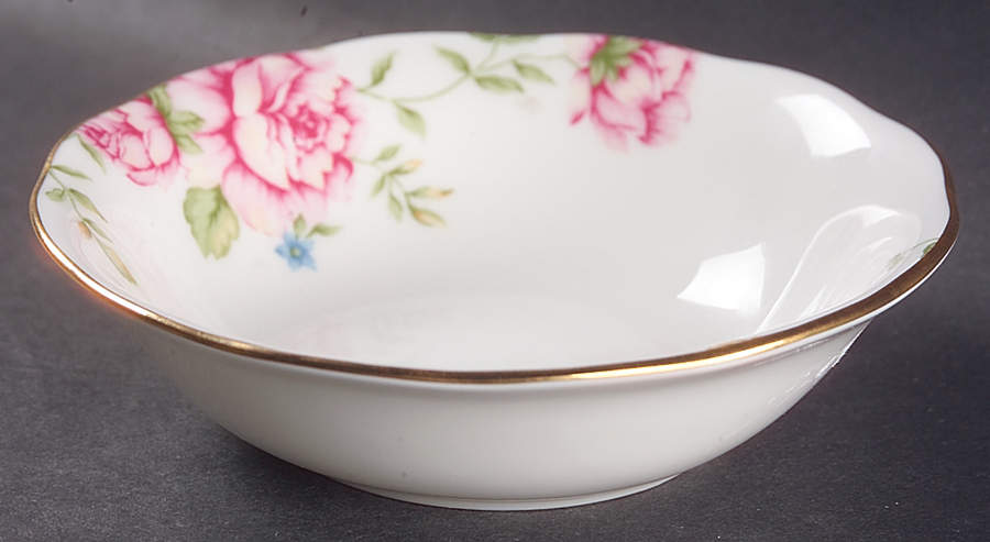 English Rose Fruit/Dessert (Sauce) Bowl by Royal Albert-1