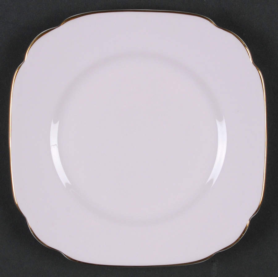 English Rose Square Bread & Butter Plate by Royal Albert-1