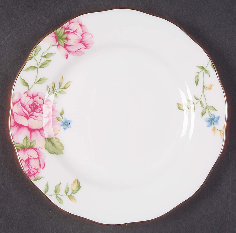 English Rose Bread & Butter Plate by Royal Albert-1