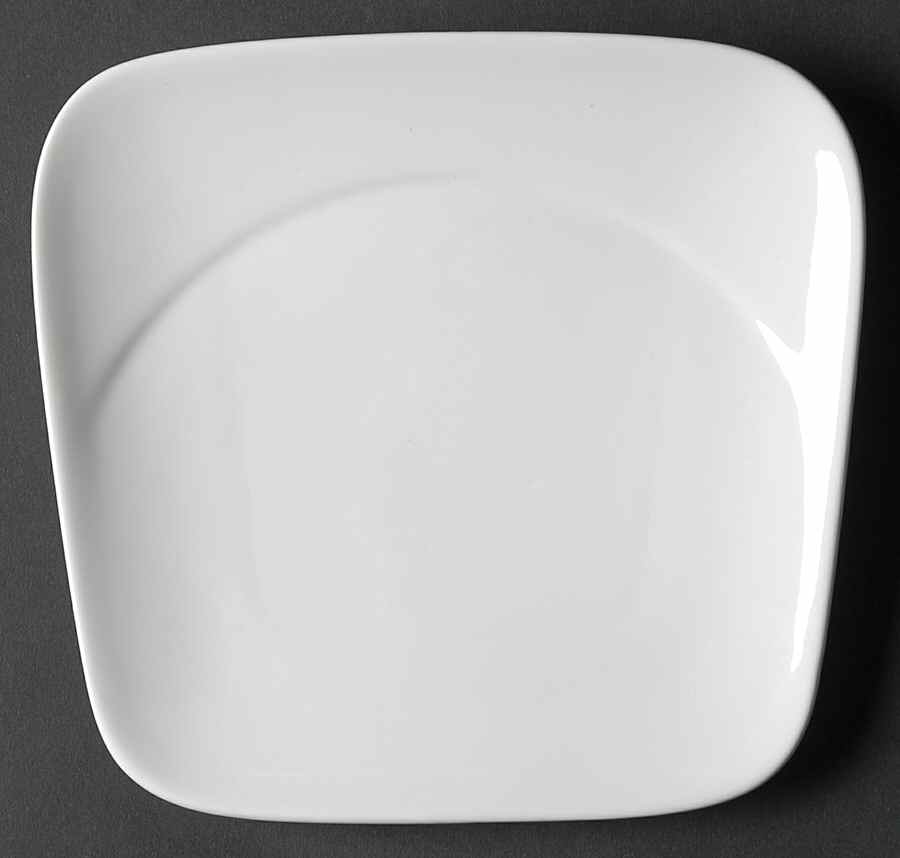 Spa Lifestyle Reflection White Square Bread & Butter Plate by Royal Doulton-1