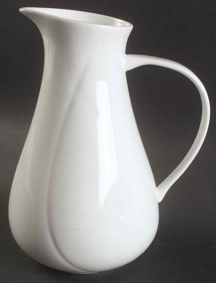 Spa Lifestyle Reflection White 96 Oz Pitcher by Royal Doulton-1