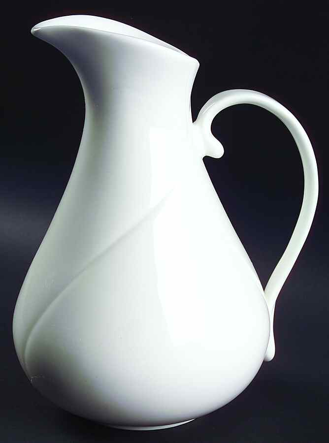 Spa Lifestyle Waterdrop White 80 Oz Pitcher by Royal Doulton-1