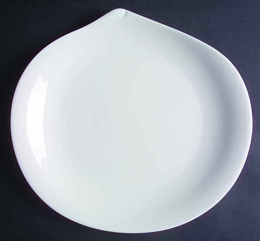 Spa Lifestyle Waterdrop White Service Plate (Charger) by Royal Doulton-1