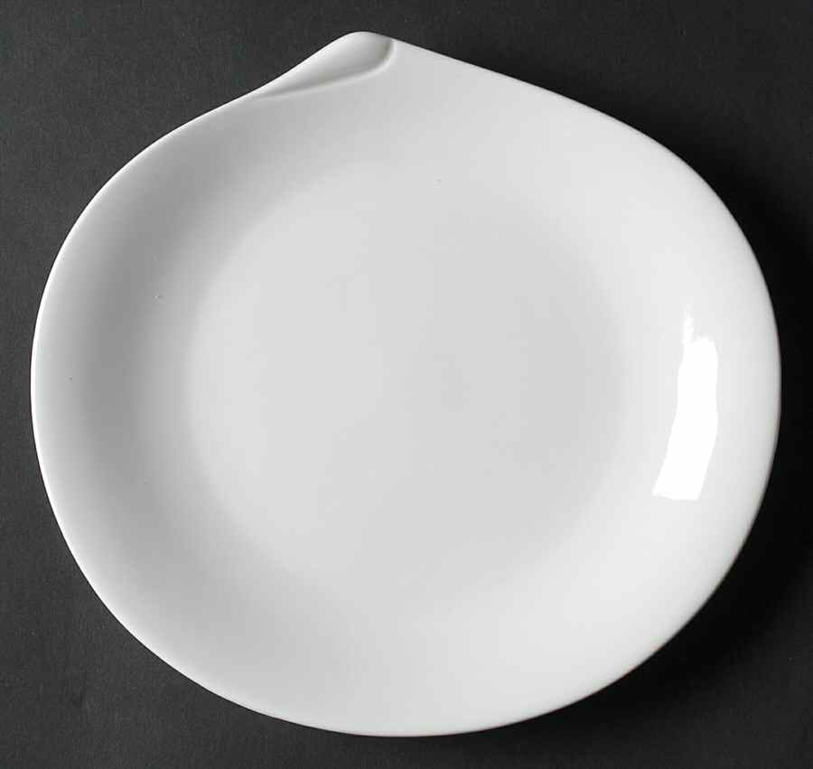 Spa Lifestyle Waterdrop White Salad Plate by Royal Doulton-1