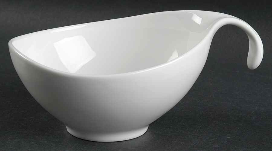 Spa Lifestyle Waterdrop White 6" All Purpose Bowl by Royal Doulton-1