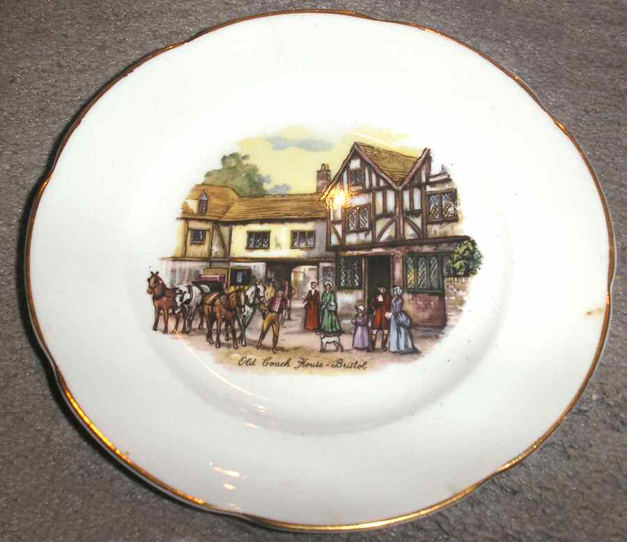 Old Coach House Bristol Dinner Plate by Royal Tara-1