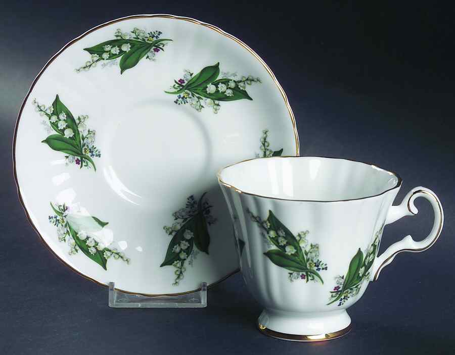 1729 Footed Cup & Saucer Set by Royal Grafton-1