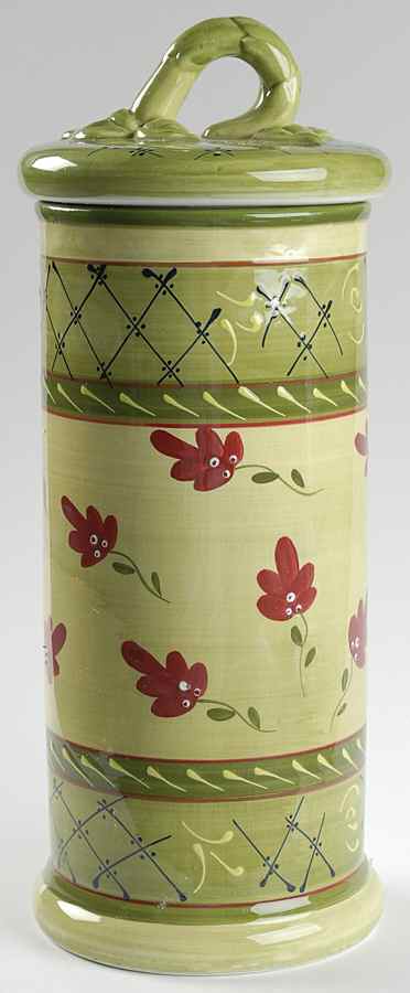 Fleuron Storage Jar & Lid by Romancing Provence-1