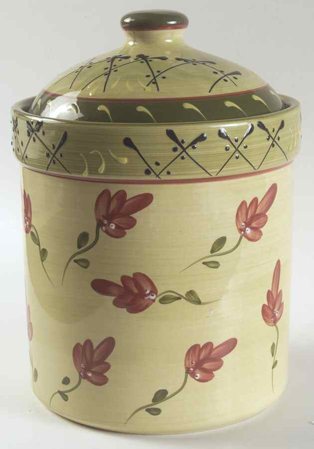 Fleuron Medium Canister & Lid by Romancing Provence-1