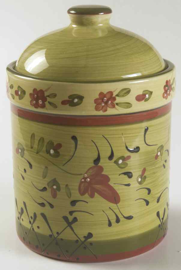 Fleuron Small Canister & Lid by Romancing Provence-1