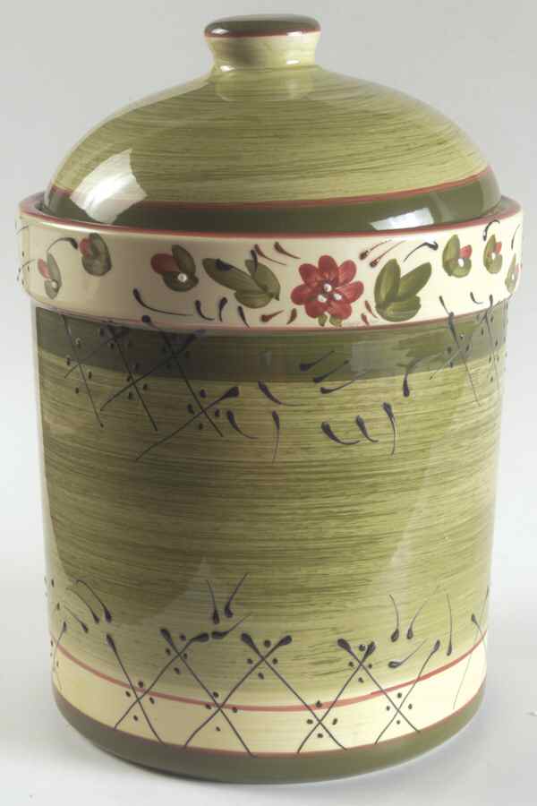 Fleuron Large Canister & Lid by Romancing Provence-1
