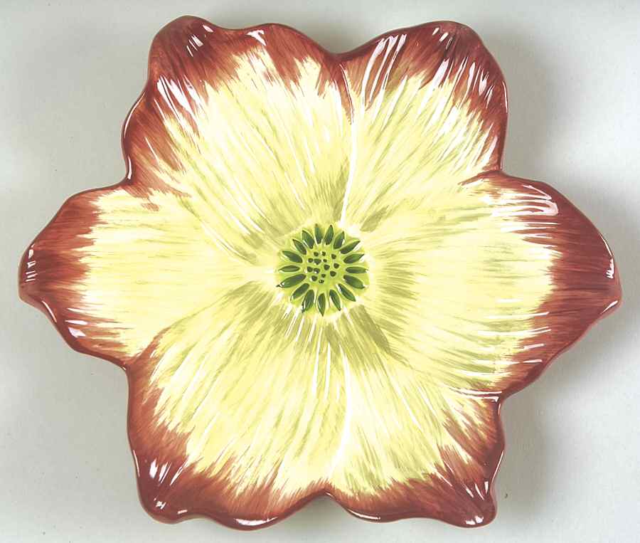 Fleuron Figural Dessert/Pie Plate by Romancing Provence-1