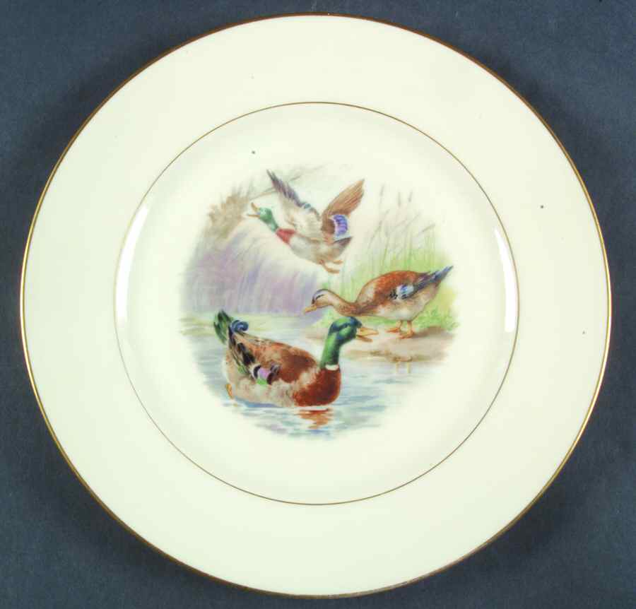 ROI67 Dinner Plate by Royal Ivory (Czech, Germany)-1