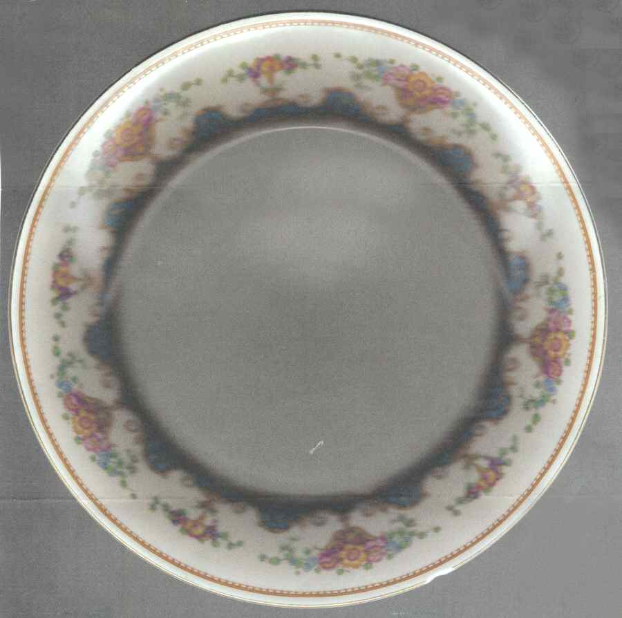 ROI68 Salad Plate by Royal Ivory (Czech, Germany)-1