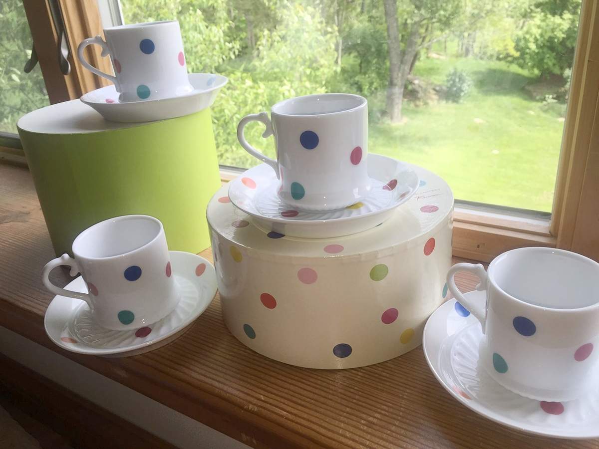 Dottie Baroque Flat Cup & Saucer Set by Rosanna-1