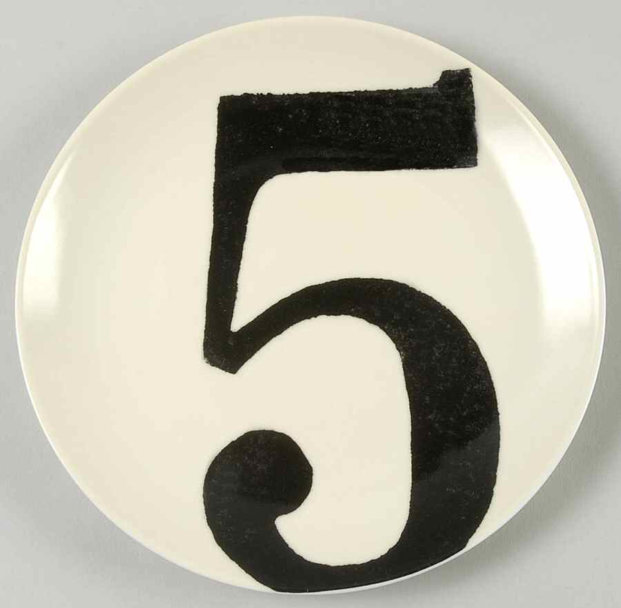 Party Raffle Appetizer Plate by Rosanna-1