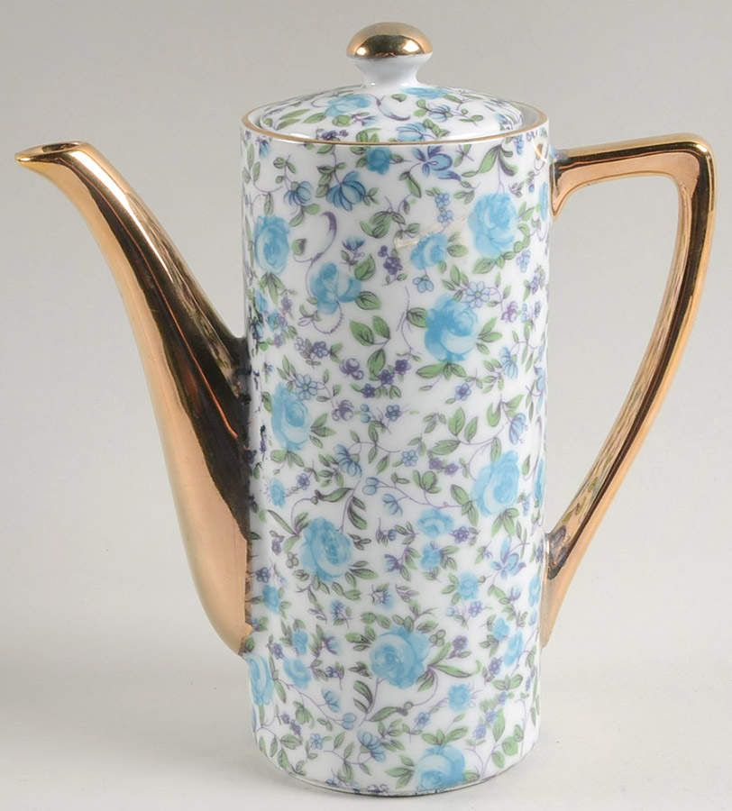 Devon Rose Teapot & Lid by Royal Crown (Japan)-1