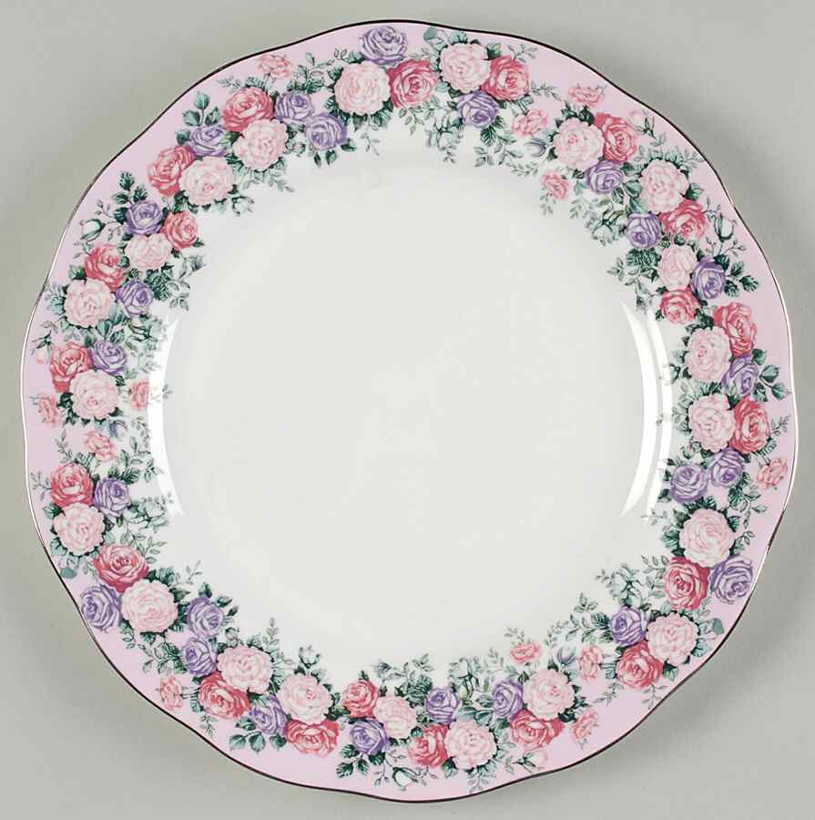 Rose Garland Dinner Plate by Royal Albert-1