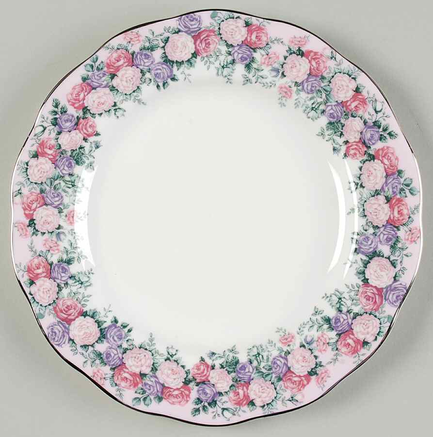 Rose Garland Salad Plate by Royal Albert-1
