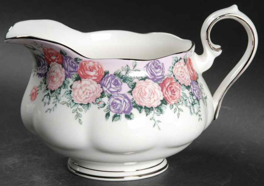 Rose Garland Gravy Boat by Royal Albert-1