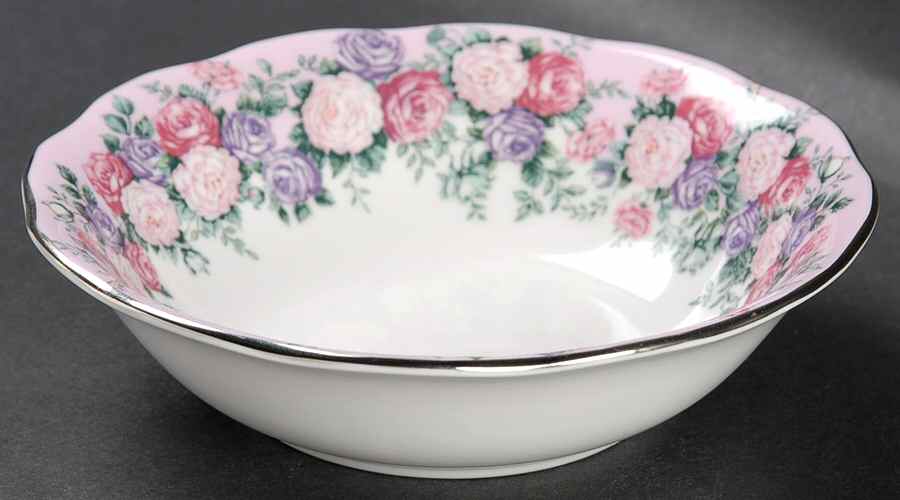 Rose Garland Fruit/Dessert (Sauce) Bowl by Royal Albert-1