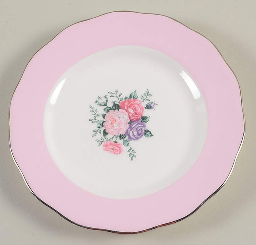 Rose Garland Bread & Butter Plate by Royal Albert-1