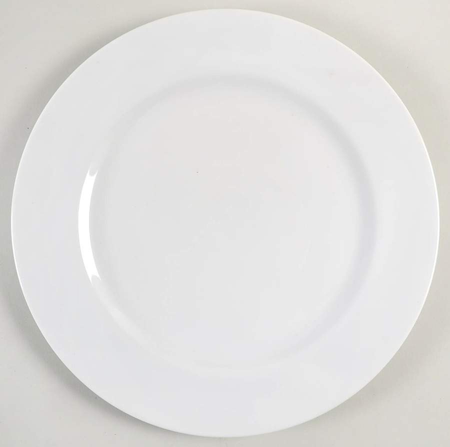Classic White (Classic Shape) 12" Chop Plate (Round Platter) by Royal Worcester-1