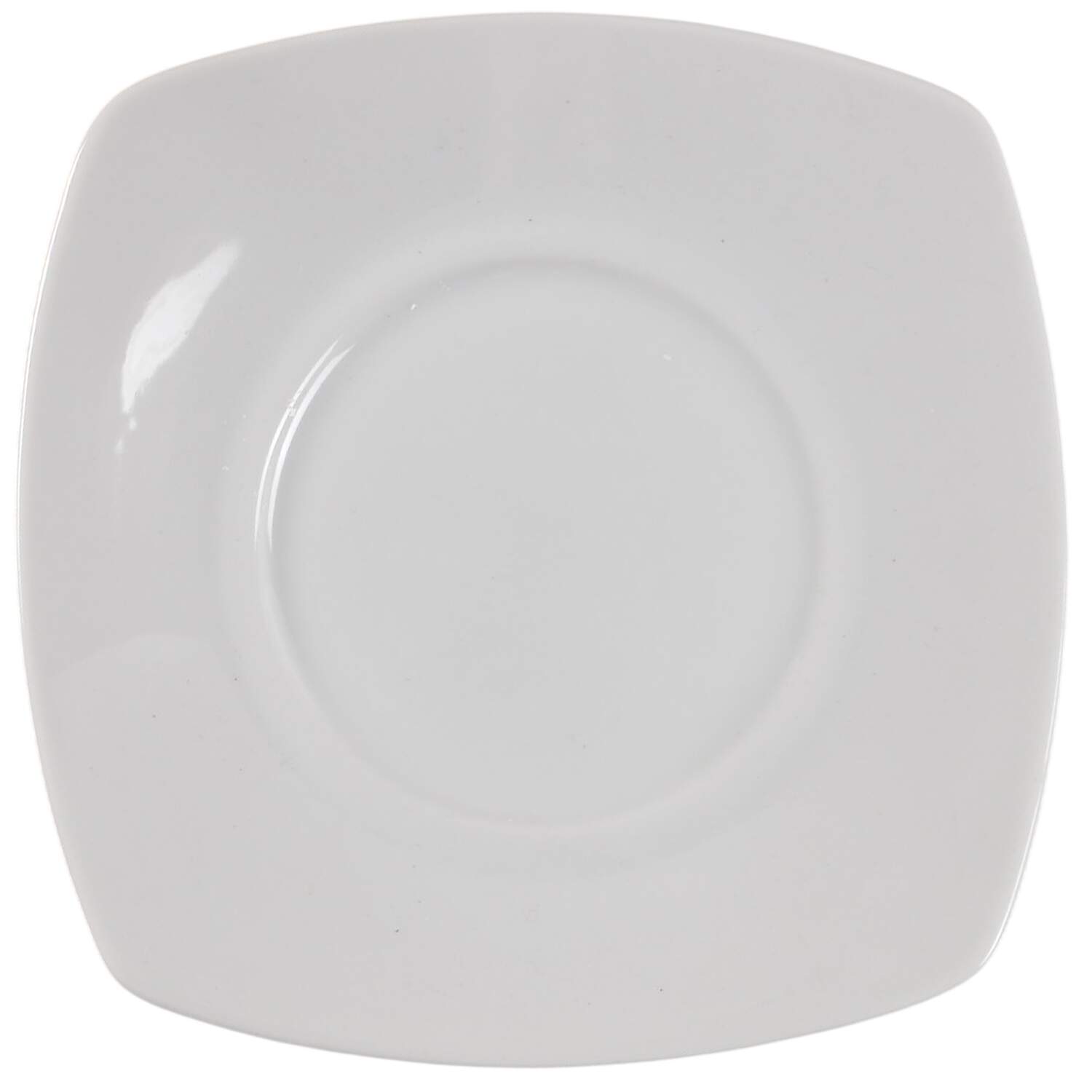 Classic White (Classic Shape) Saucer for Square Cup by Royal Worcester-1