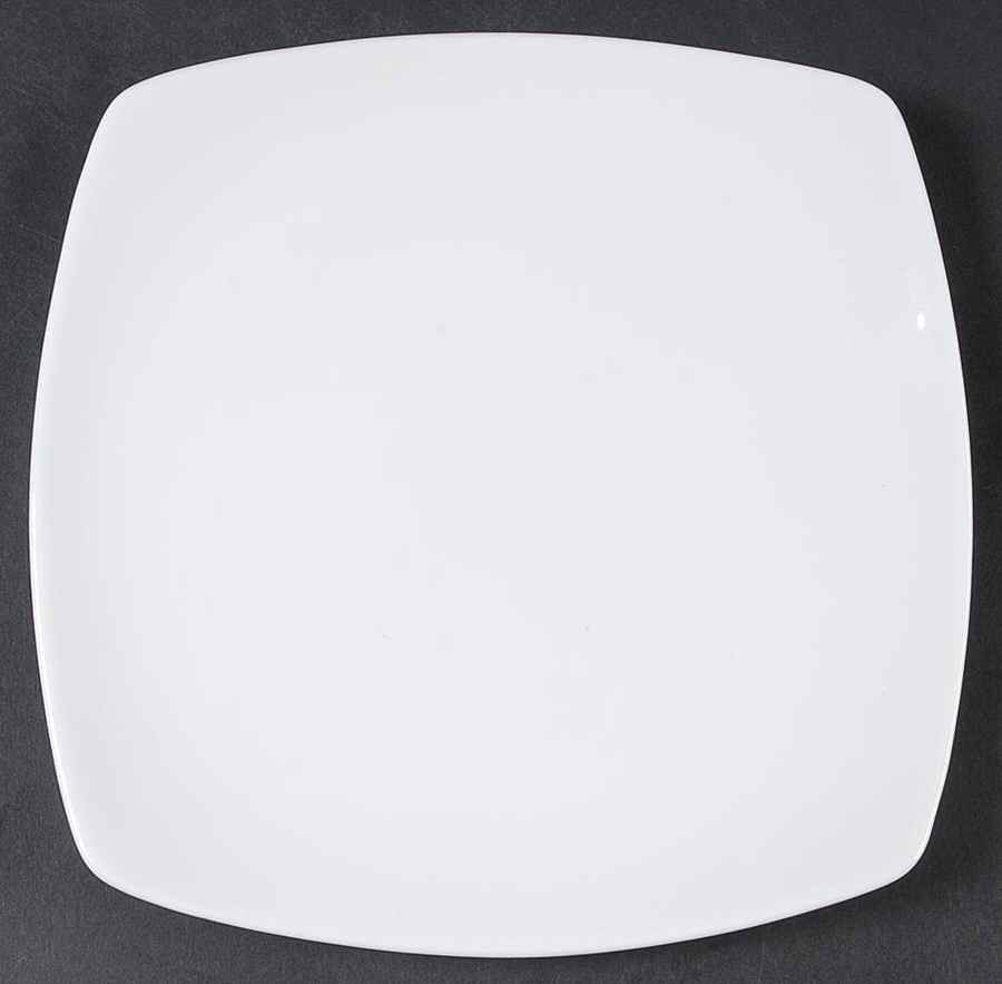 Classic White (Classic Shape) Square Salad Plate by Royal Worcester-1