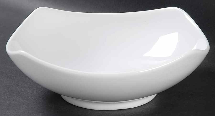 Classic White (Classic Shape) Square Cereal Bowl by Royal Worcester-1