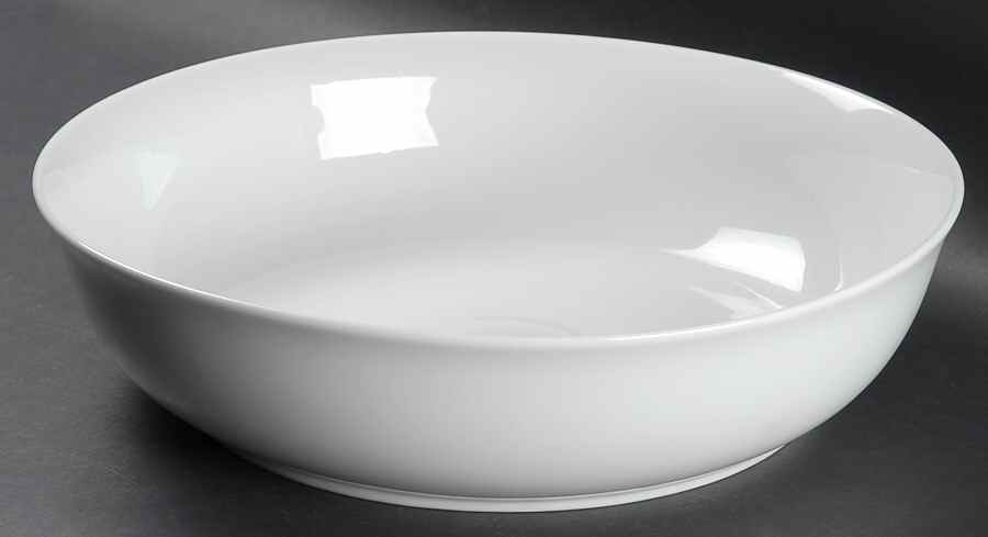 Classic White (Classic Shape) 12" Round Serving Bowl by Royal Worcester-1
