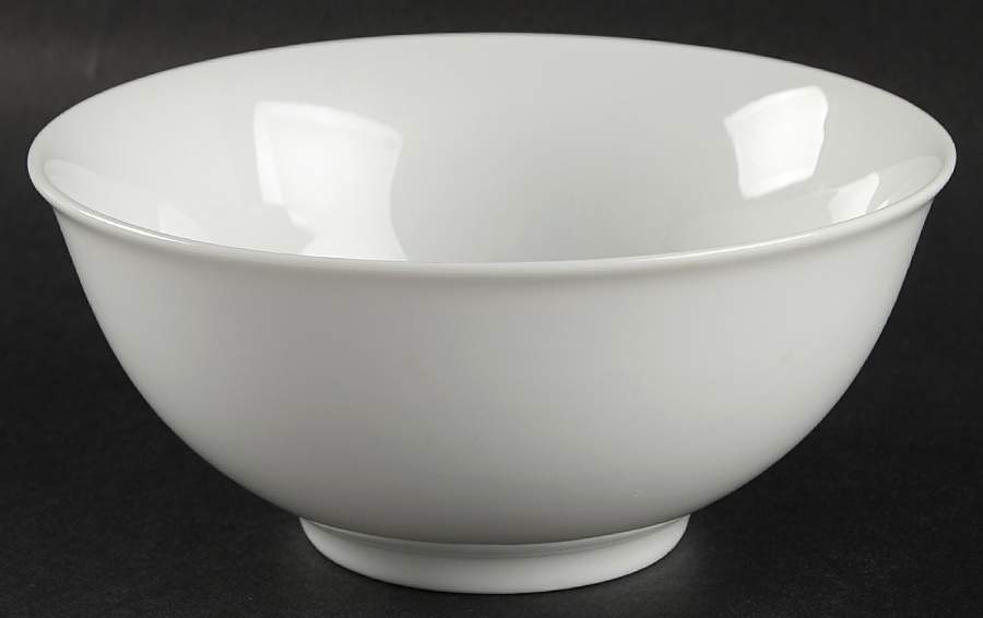 Classic White (Classic Shape) Rice Bowl by Royal Worcester-1