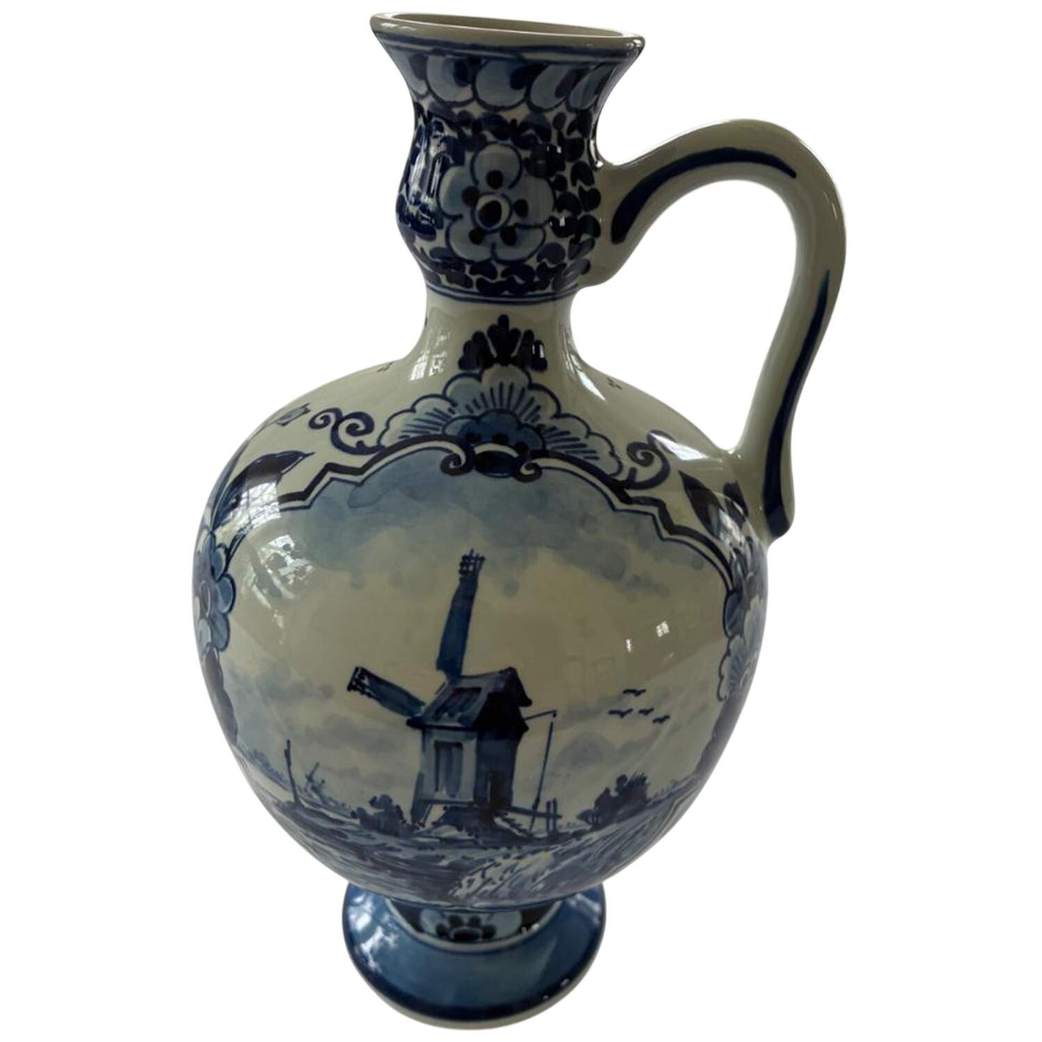 Delft 9" Pitcher Vase by Royal Delft-1