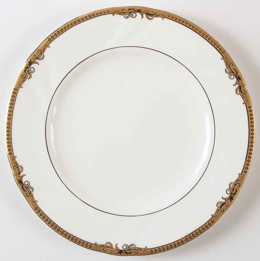 Crown Swirl Gold Dinner Plate by Royal Doulton-1