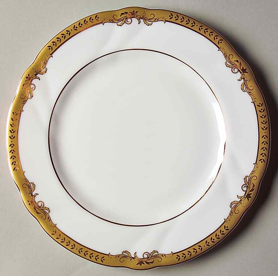 Crown Swirl Gold Bread & Butter Plate by Royal Doulton-1